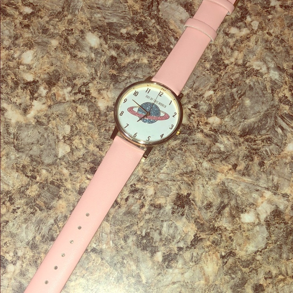 Funky Pink Planet Watch